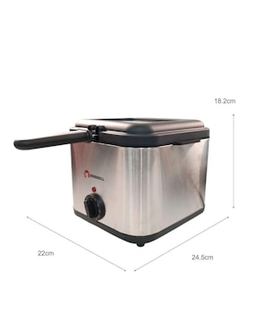 Freidora de aceite Shorbull eléctrica 2.5 litros