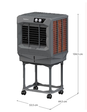 Aire acondicionado portátil Symphony frío 18 L Aeris Diamnt Plus 127 V