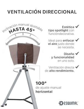 Ventilador de torre Esquimal 3 velocidades