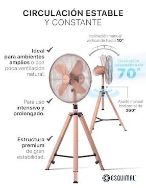 Ventilador de torre Esquimal 3 velocidades