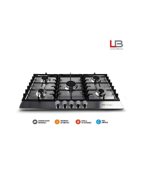 Parrilla Mirage MPS90GB de acero inoxidable