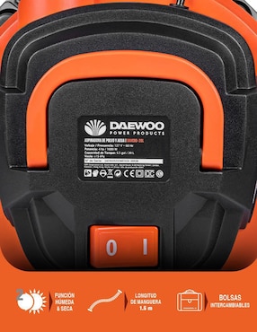 Aspiradora wet & dry Daewoo davc90-20l 20 litros