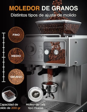 Cafetera con molino ola casa cafetera expreso