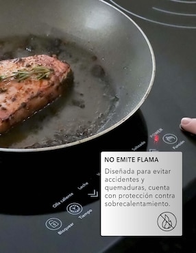 Parrilla de inducción Rca rc-12e2 de vidrio templado