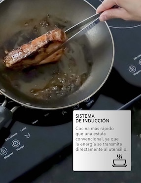 Parrilla de inducción Rca rc-12e2 de vidrio templado