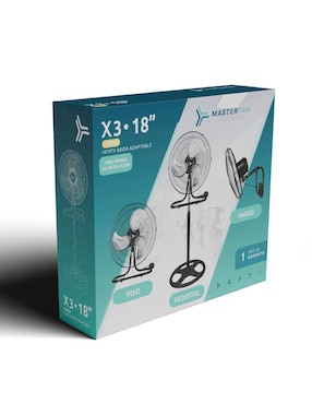Ventilador 3 en 1 Masterfan 3 velocidades