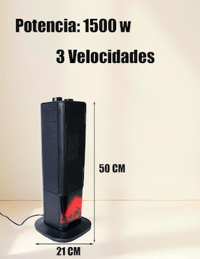 Calefactor torre cerámico eléctronico Cm Top de 127 V