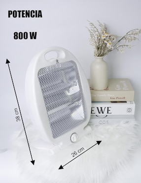 Calefactor de cuarzo portátil eléctrico CM Top de 127 V