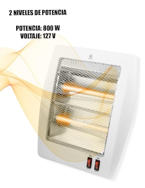 Calefactor de cuarzo portátil eléctrico CM Top de 127 V
