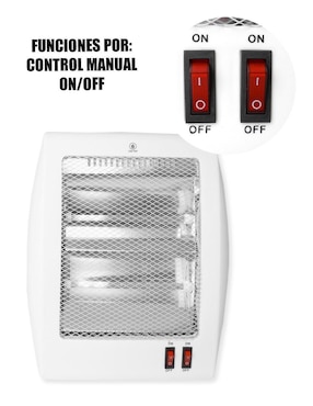 Calefactor de cuarzo portátil eléctrico CM Top de 127 V