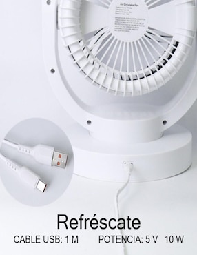 Ventilador de escritorio Cm top 3 velocidades