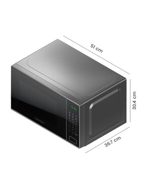Horno de microondas convencional Chefman modelo RJ55-MR-11-MX de 1.1 pies