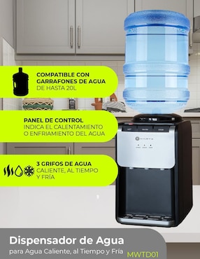 Dispensador de agua eléctrico Minato MWTD01