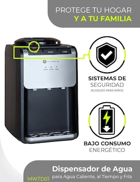 Dispensador de agua eléctrico Minato MWTD01