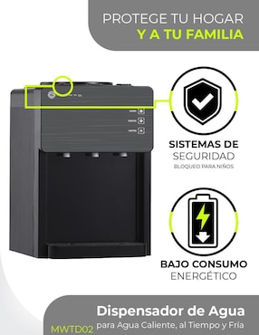 Dispensador de agua eléctrico Minato mwtd02