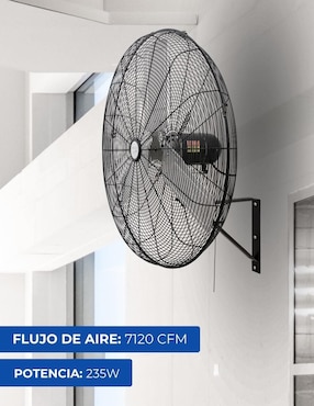 Ventilador de pared Narvik 3 velocidades