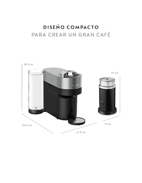 Cafetera de cápsula Nespresso A3KGCV6USTI-NE3
