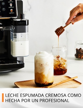 Cafetera super automática Krups sensation EA912HMX