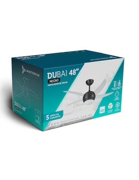Ventilador de techo Masterfan con control remoto 3 velocidades