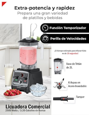 Licuadora Bogner BSB07N 16 velocidades