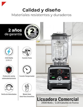 Licuadora Bogner BSB07N 16 velocidades