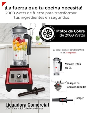 Licuadora Bogner BSB08S 16 velocidades