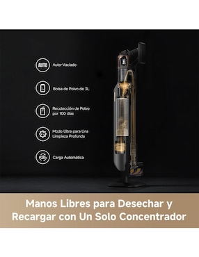 Aspiradora de mano Dreametech z20 station 3 litros