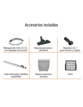 Aspiradora canister Truper asd-120 1 litro