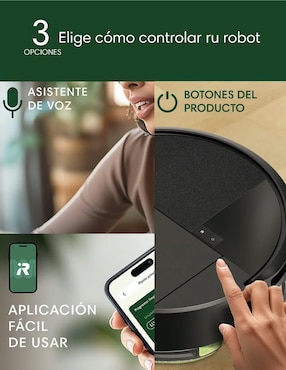 Aspiradora robot Irobot combo 205 0.5 litros