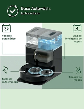 Aspiradora robot Irobot combo plus 405 0.5 litros