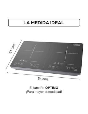Parrilla eléctrica Kashbill 123 de vitrocerámica