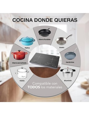Parrilla eléctrica Kashbill 123 de vitrocerámica