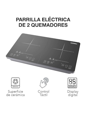 Parrilla eléctrica Kashbill 123 de vitrocerámica
