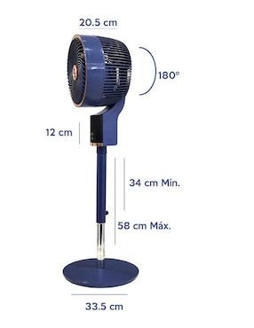 Set ventilador pedestal Ventus Dual Tech 3 velocidades