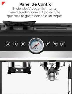 Cafetera con molino Bogner BDCM22