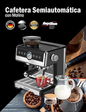 Cafetera con molino Bogner BDCM22