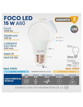 Ventilador de techo Igoto 3 velocidades