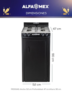 Parrilla Alfamex 212-4 de acero porcelanizado