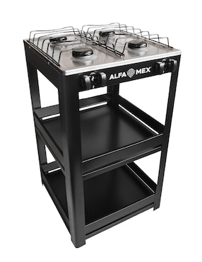 Parrilla Alfamex 412-4 de acero porcelanizado