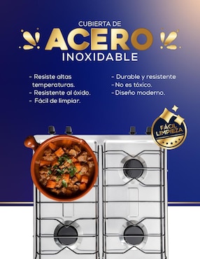 Parrilla Alfamex 412-4 de acero porcelanizado