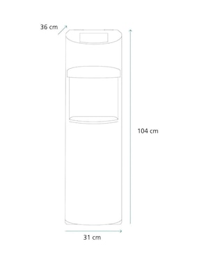 Dispensador de agua eléctrico Mabe MXCBL01S