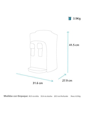 Dispensador de agua eléctrico Mabe EMM2PB