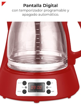 Set cafetera de goteo Bogner + molino BDCM12R-BCG01