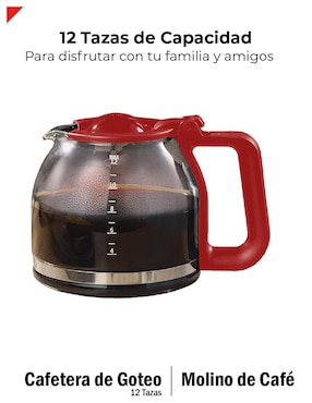 Set cafetera de goteo Bogner + molino BDCM12R-BCG01
