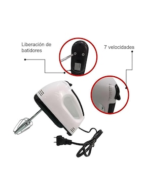 Batidora manual Myrva 7 velocidades Myr-batm87