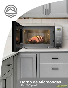 Horno de microondas convencional Minato modelo MMW07 de 0.7 pies cúbicos