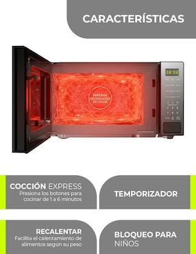 Horno de microondas convencional Minato mmw09 de 0.9 pies