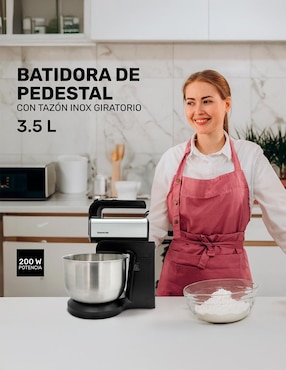 Batidora pedestal Taurus 5 velocidades Mixing Chef Compact Batidora de pedestal