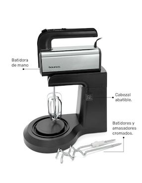 Batidora pedestal Taurus 5 velocidades Mixing Chef Compact Batidora de pedestal
