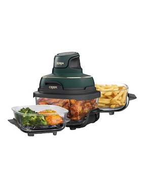 Freidora de aire con compartimento doble Ninja Crispi 3.8 L